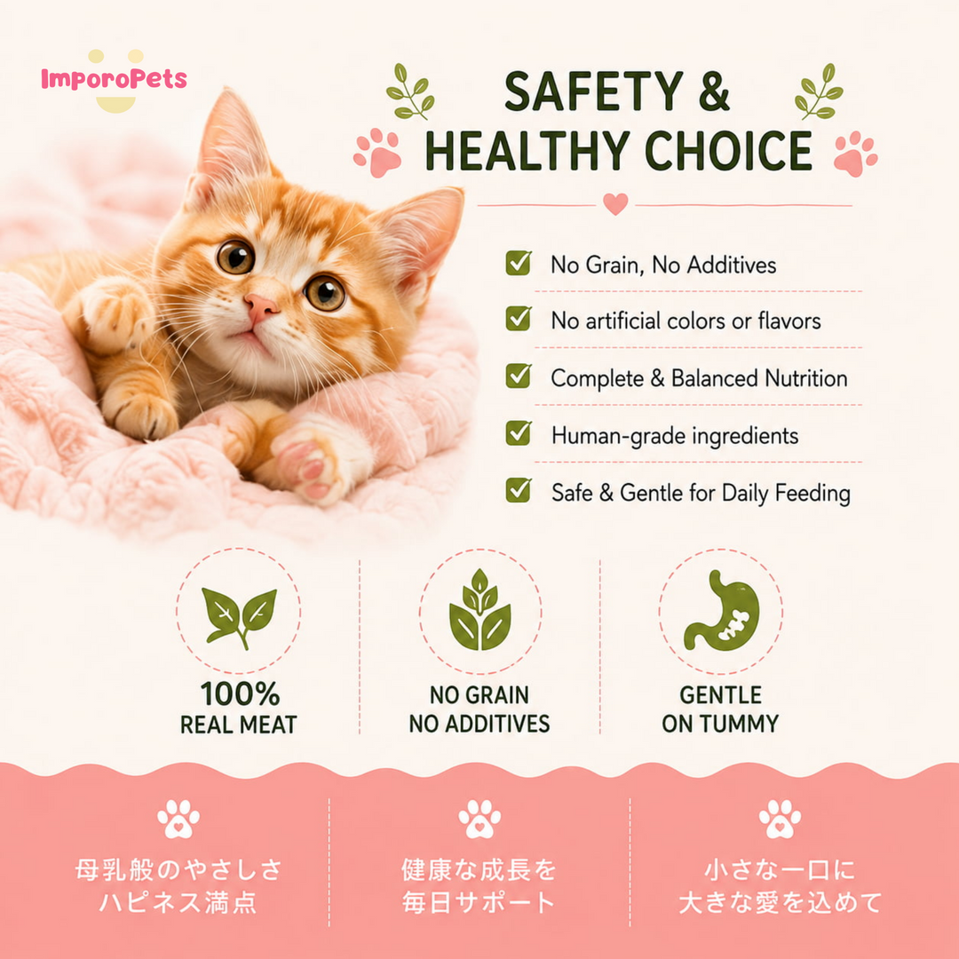 Ranova Kitten Food Real Meat Freeze Dried Kitten Food Chicken Protein Rich Cat Food for Cats Kittens
