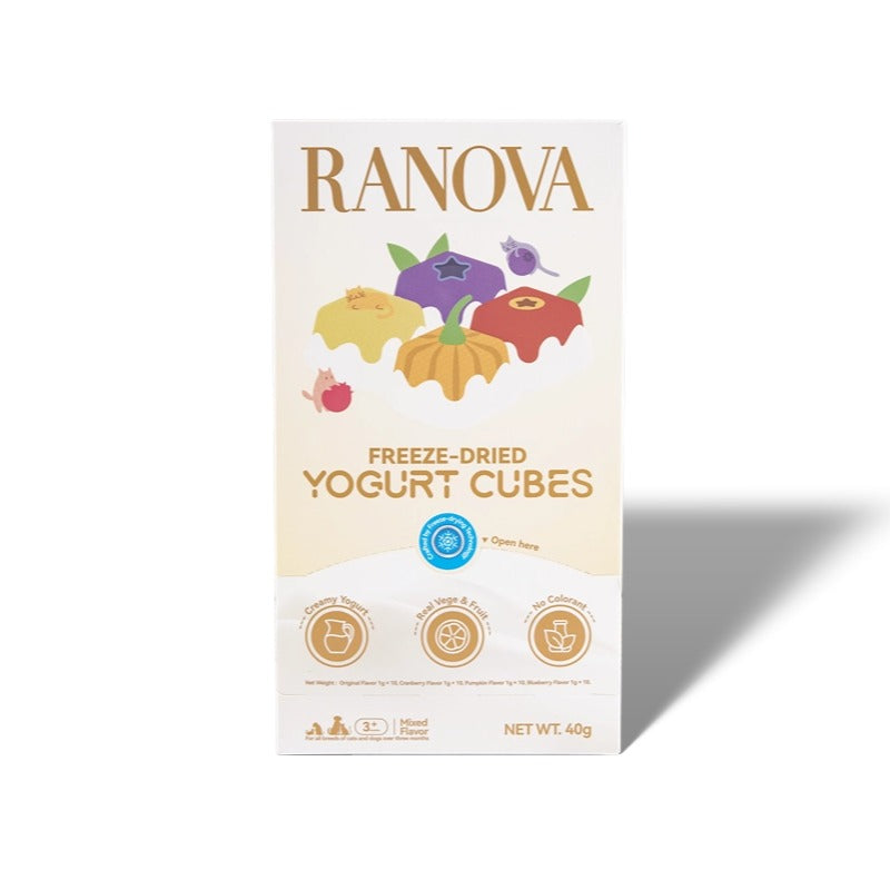 Ranova Freeze-Dried Yogurt Cat Treat – Mixed Flavors, Buy 1 Get 2
