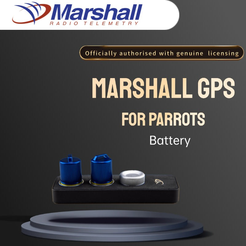 MarshallRadio GPS 1 Rechargable Battery For Transmitter 100% Real-time Tracker With App For Bird Parrot Falcon Eagle