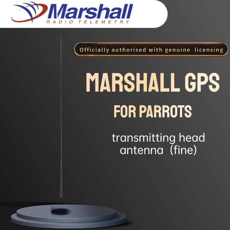 MarshallRadio GPS 7 Inches Antenna For Transmitter 100% Real-time Tracker With App For Bird Parrot Falcon Eagle
