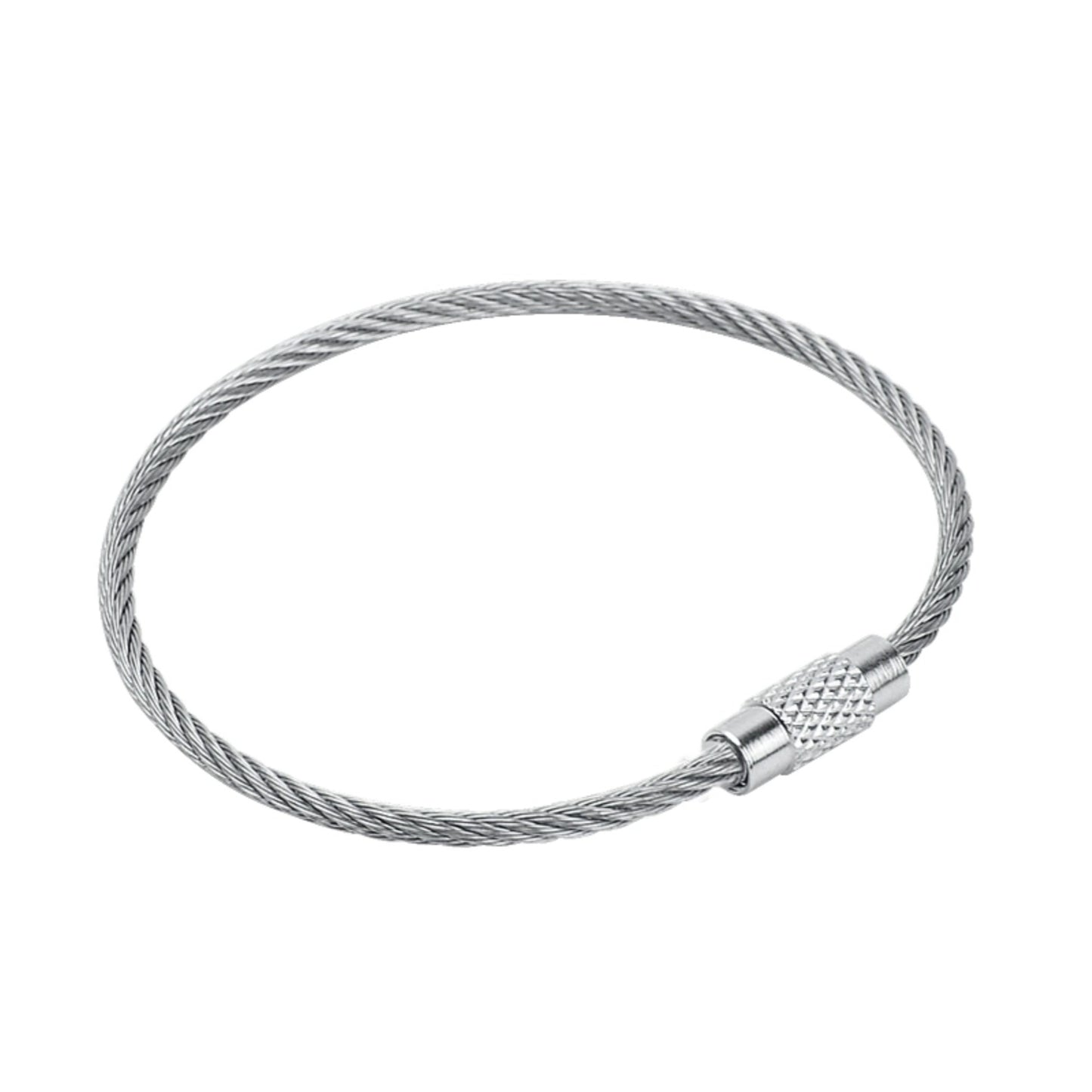 ImporoPets, Silver O-Ring Parrot Bird Supplies, Stainless Steel