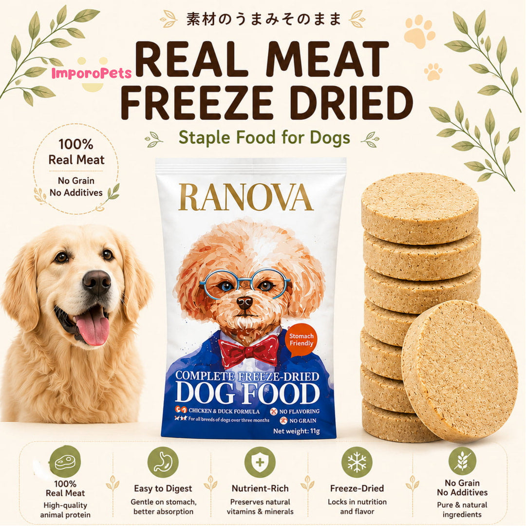 Ranova Dog Food Real Meat Freeze Dried Staple Food Health Digestion Full Nutrition For Dogs