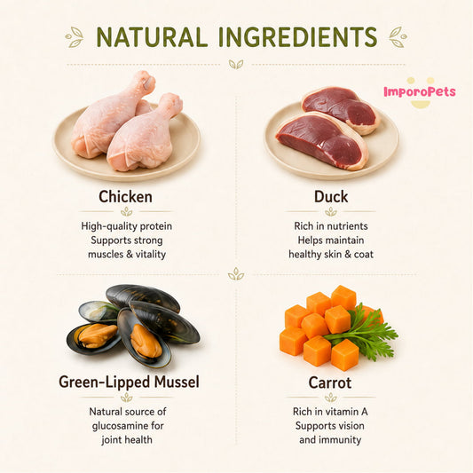 Ranova Dog Food Real Meat Freeze Dried Staple Food Health Digestion Full Nutrition For Dogs