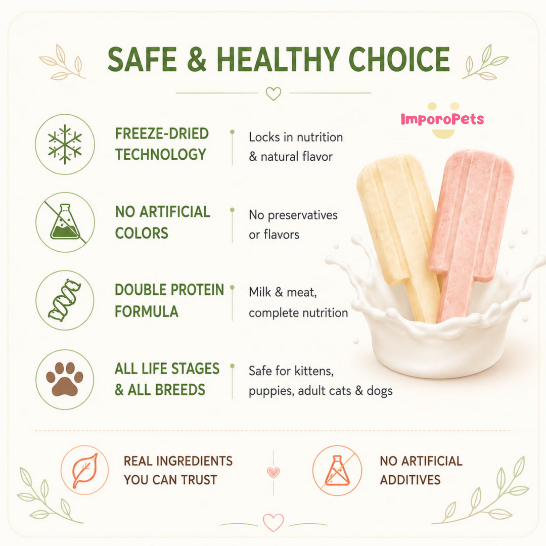 Ranova Cat Treat Freeze Dried Ice Cream Bites Mixed Flavors Healthy Snack For Dogs Cats
