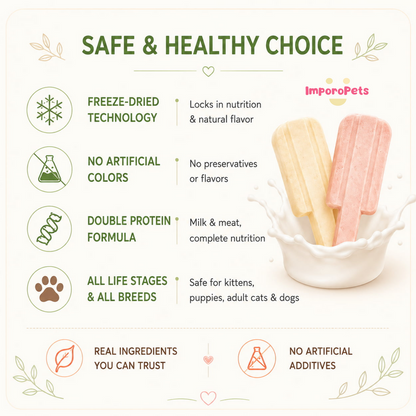 Ranova Cat Treat Freeze Dried Ice Cream Bites Mixed Flavors Healthy Snack For Dogs Cats