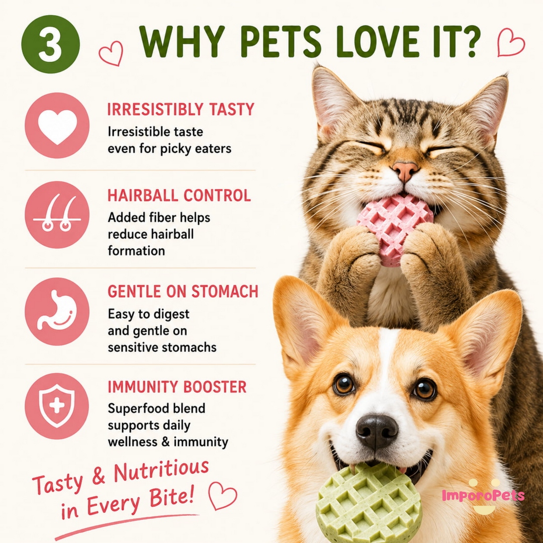 Ranova Cat Treat Freeze Dried Waffle Crunchy Grain-Free Snack Rich in Nutrients For Cats Dogs