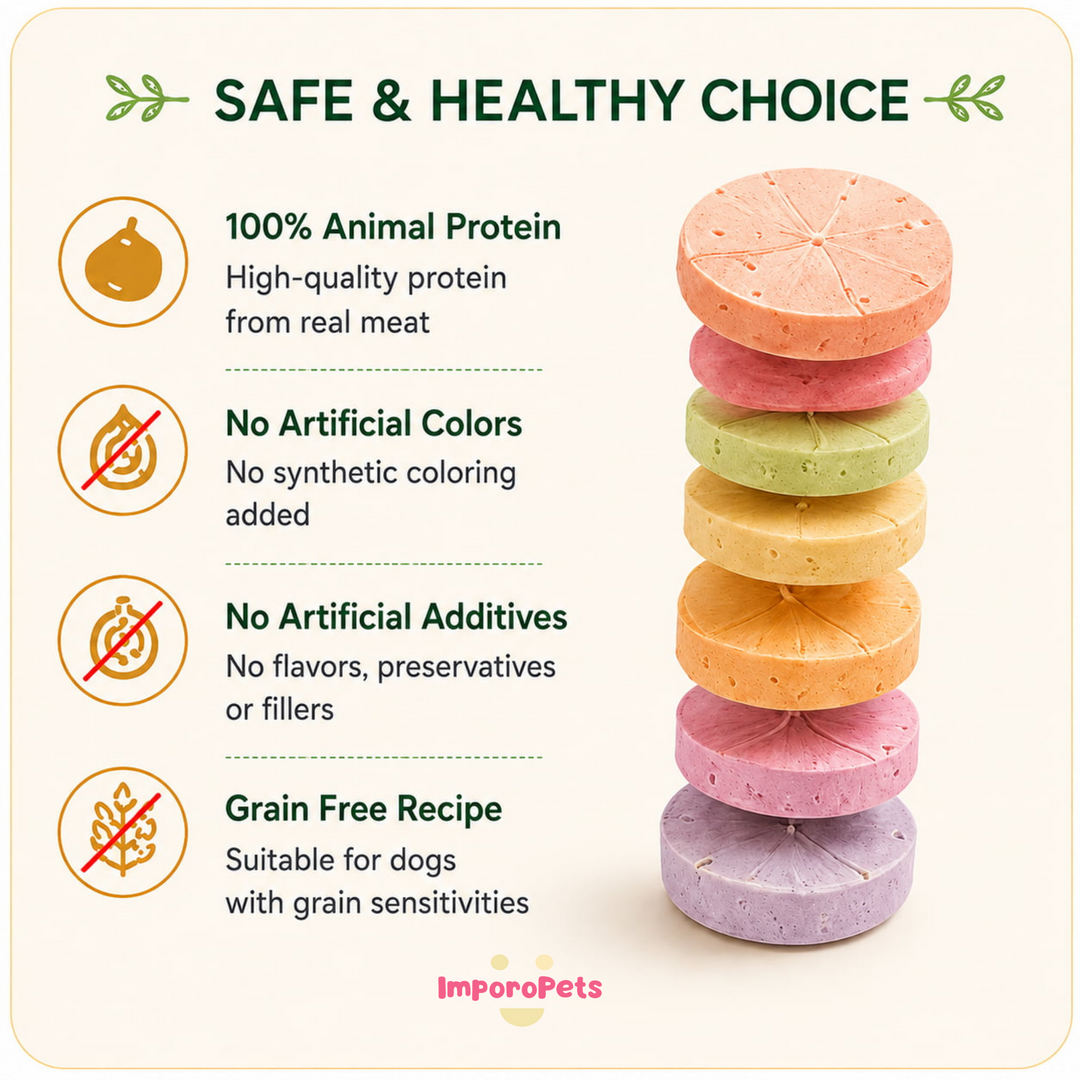 Ranova Dog Treat Lollipop Freeze Dried Digestive Health Hairball Control Reward Snack For Dogs