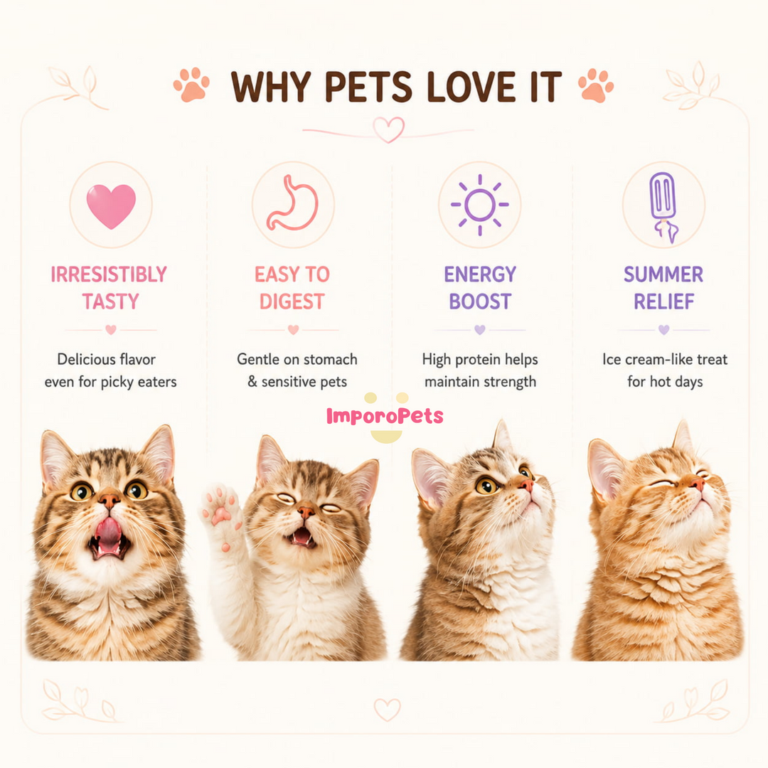 Ranova Cat Treat Freeze Dried Ice Cream Bites Mixed Flavors Healthy Snack For Dogs Cats