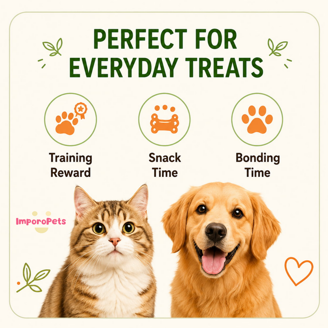 Ranova Cat Treat Freeze Dried Vitality Sticks Support Gut Digestion Functional Snack For Cats Dogs
