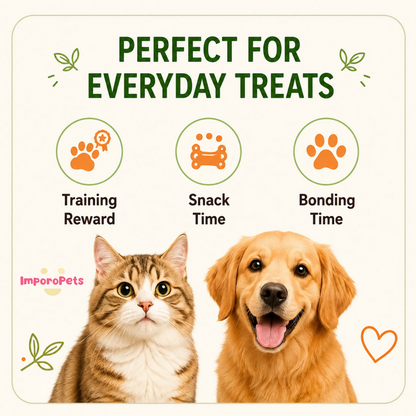 Ranova Cat Treat Freeze Dried Vitality Sticks Support Gut Digestion Functional Snack For Cats Dogs