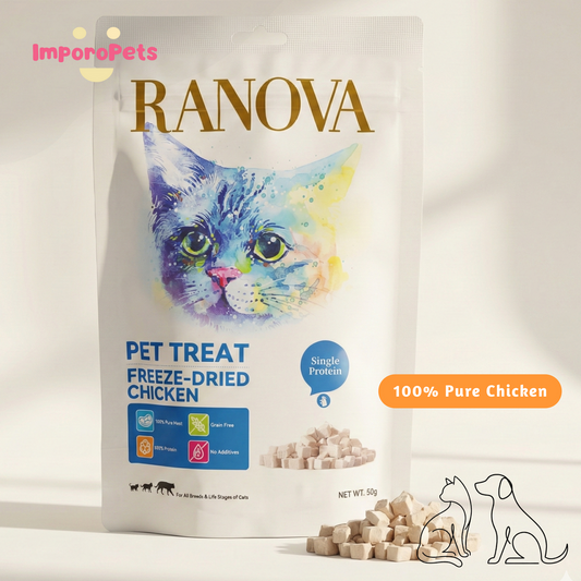 [Expired] Ranova Cat Treat Real Meat Freeze Dried High Protein Cat Snack For Cats Kittens