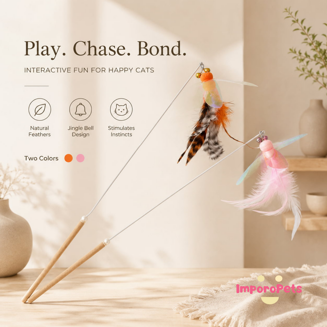 Crinkle Goldfish Cat Teaser - Crunchy Sound Interactive Stimulating Toy for Cats