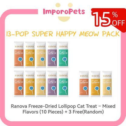 Ranova  13-Pop Super Happy Meow Pack