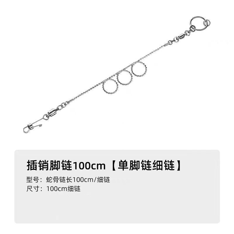 ImporoPets, Chain for Birds|Strong,bite-resistant and smooth Stainless steel snake bone anklet, Toys