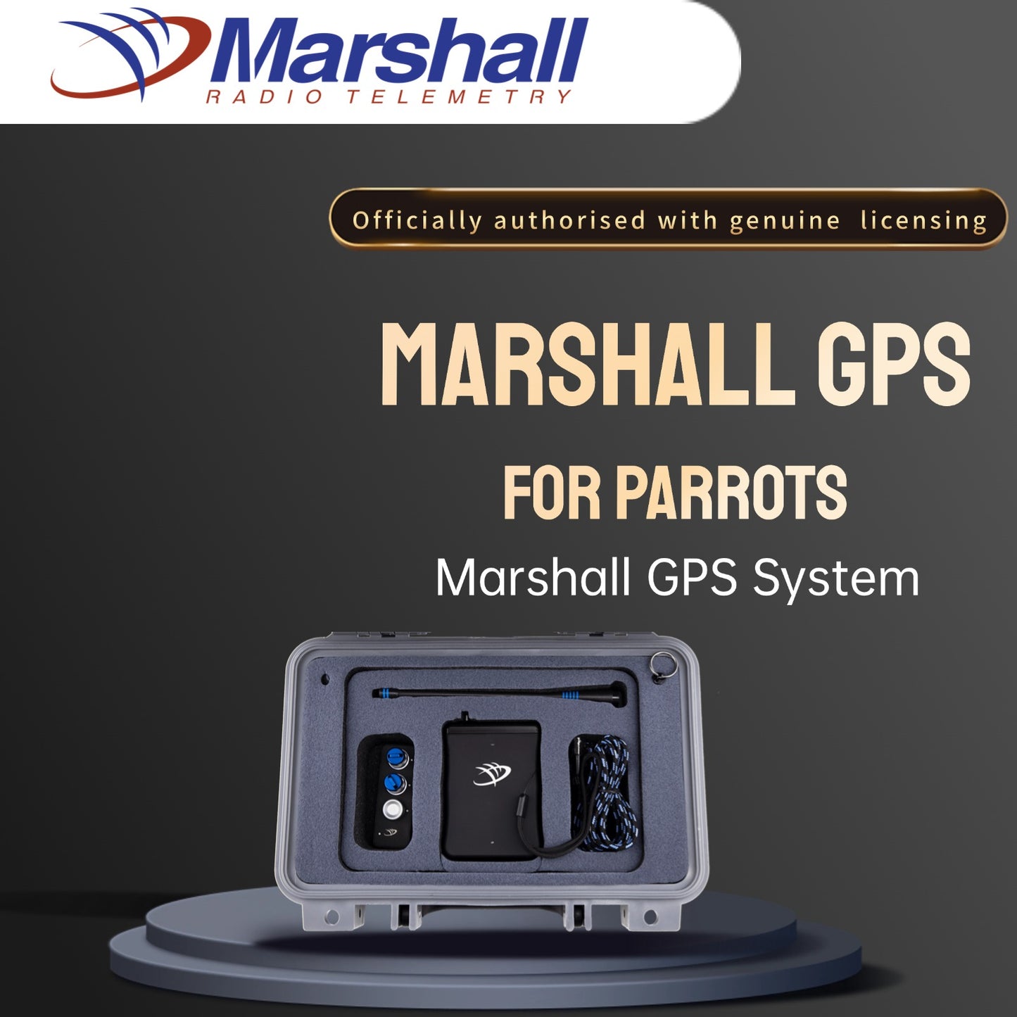 MarshallRadio GPS Transmitter-Set 100% Real-time Tracker With App For Bird Parrot Falcon Eagle