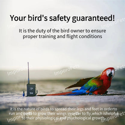 MarshallRadio GPS For birds | Marshall GPS Turbo System for Parrots,Real-time tracking,Precise positioning