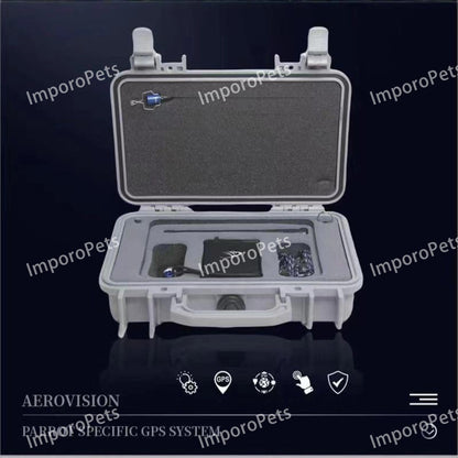MarshallRadio GPS For birds | Marshall GPS Turbo System for Parrots,Real-time tracking,Precise positioning