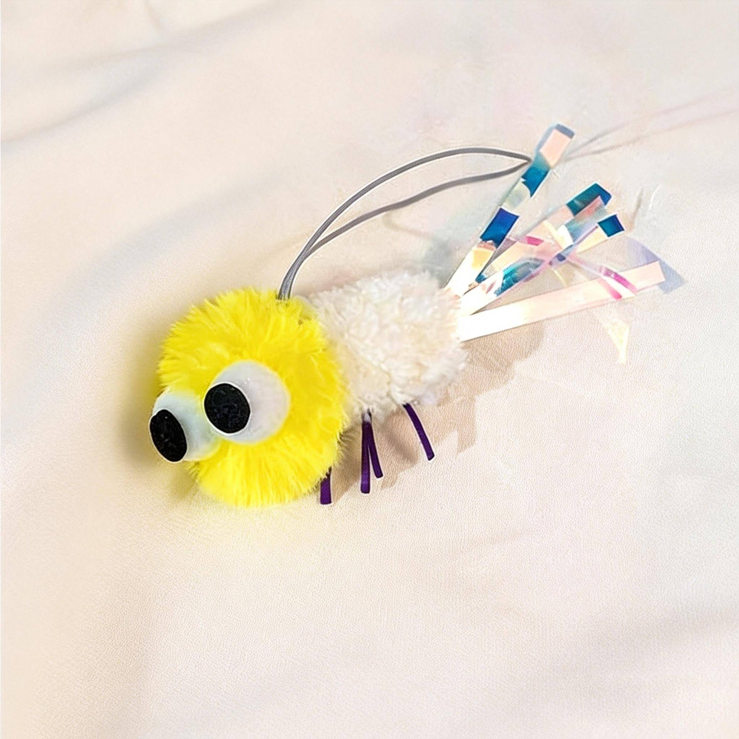 ImporoPets Cute Sheep Fur Cat Plush Toy – Lying Sheep