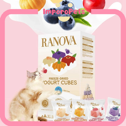 Ranova Freeze-Dried Yogurt Cat Treat – Mixed Flavors, Buy 1 Get 2