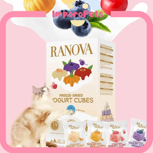Ranova Freeze-Dried Yogurt Cat Treat – Mixed Flavors, Buy 1 Get 2