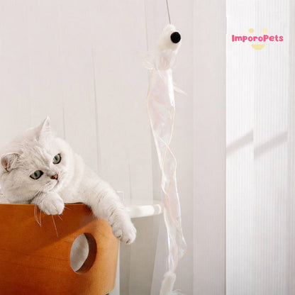 ImporoPets Cat Wand Replacement – Ocean Series Shiny Ribbonfish