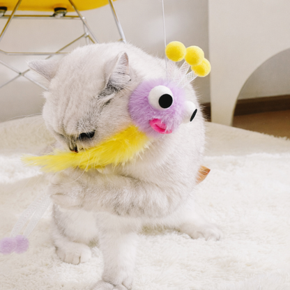 ImporoPets Handmade Cat Wand – Cute Monster, Cat Wand Replacement Head