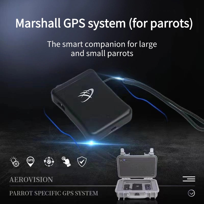 MarshallRadio GPS Transmitter-Set 100% Real-time Tracker With App For Bird Parrot Falcon Eagle