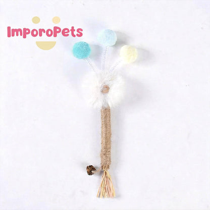 ImporoPets Silver Vine Chew Cat Toy, interactive cat toy, cute cat toy, indoor cat toy