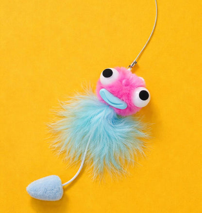 ImporoPets Handmade Cat Wand – Cute Monster, Cat Wand Replacement Head