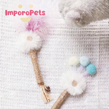 ImporoPets Silver Vine Chew Cat Toy, interactive cat toy, cute cat toy, indoor cat toy
