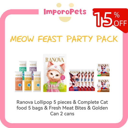 RANOVA Meow Feast Party Pack