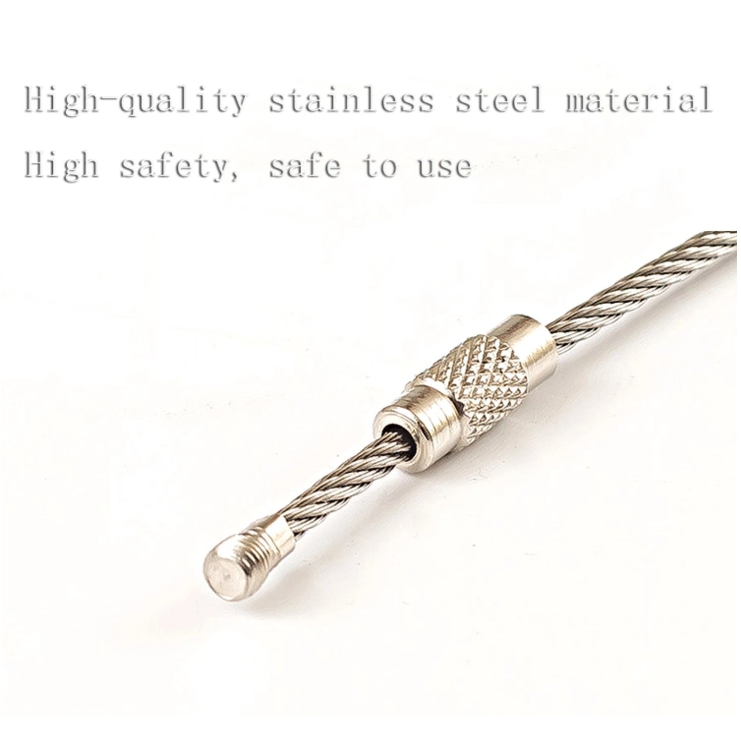 ImporoPets, Silver O-Ring Parrot Bird Supplies, Stainless Steel