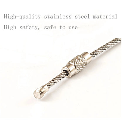 ImporoPets, Silver O-Ring Parrot Bird Supplies, Stainless Steel